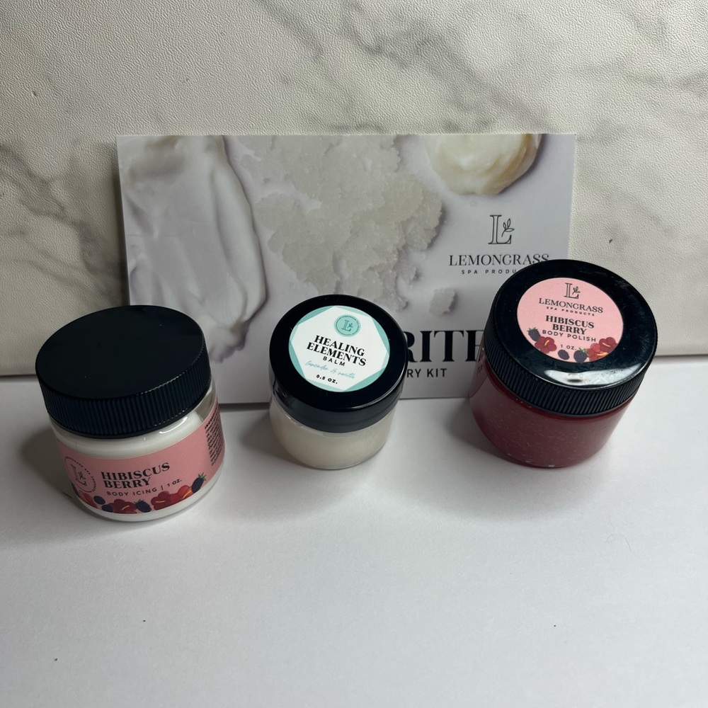 Lemongrass spa 3 pac favorite discovery kit